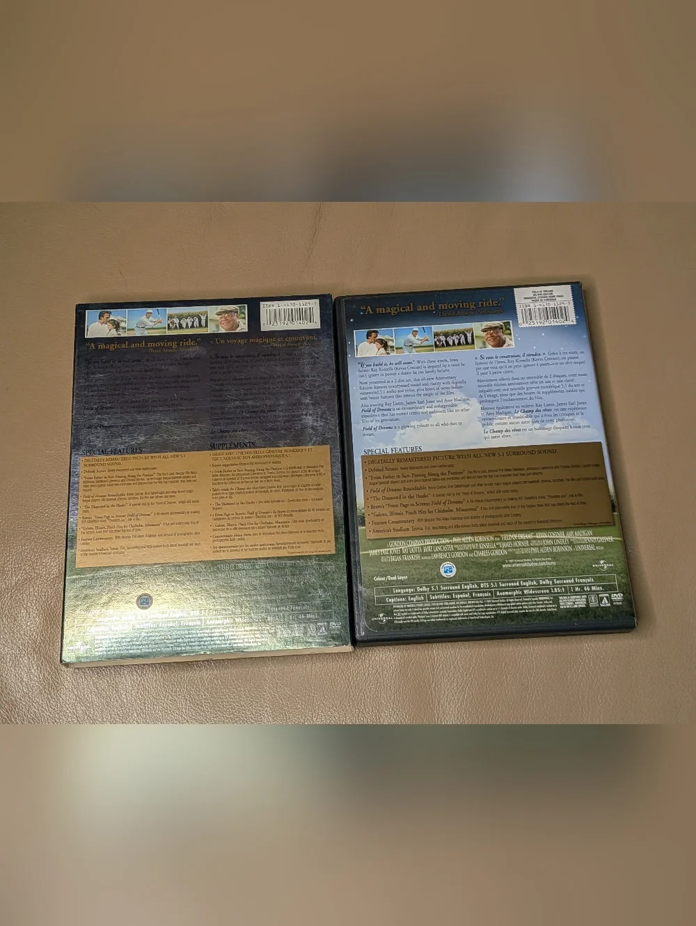 Field of Dreams Two-Disc Anniversary Edition DVD - complete with insert - Picture 5 of 5